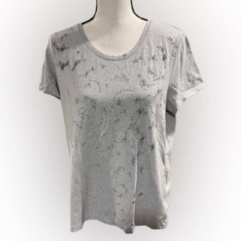 Chico’s Short-Sleeve Embellished Women's Tee